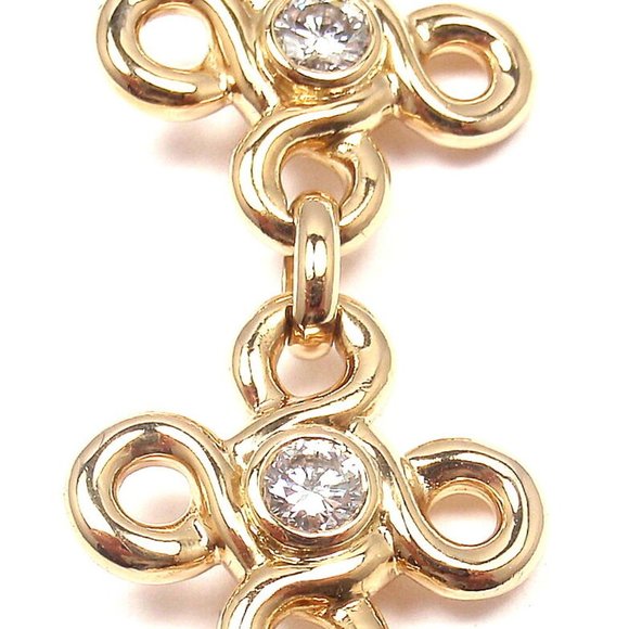 Rare! Authentic Chanel 18k Yellow Gold Diamond Bracelet Papers - Picture 6 of 11